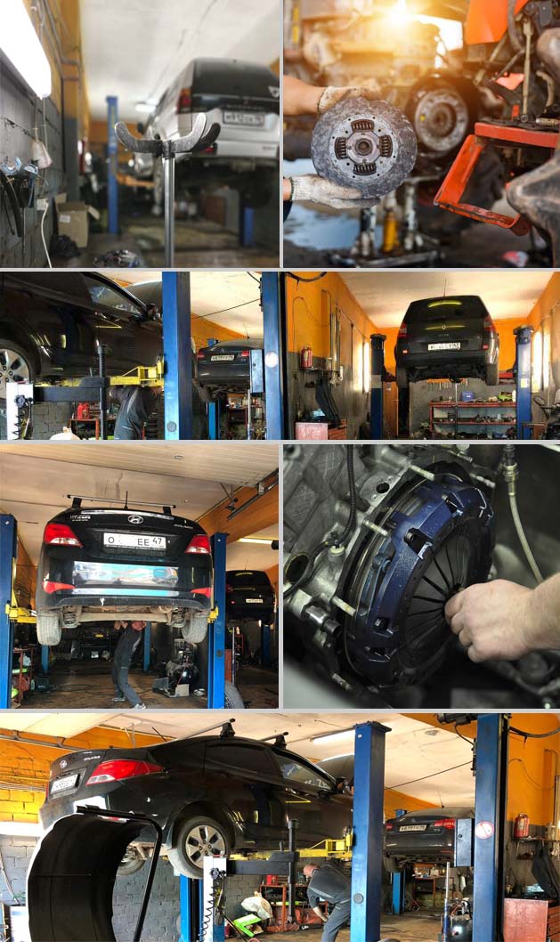 замена сцепления